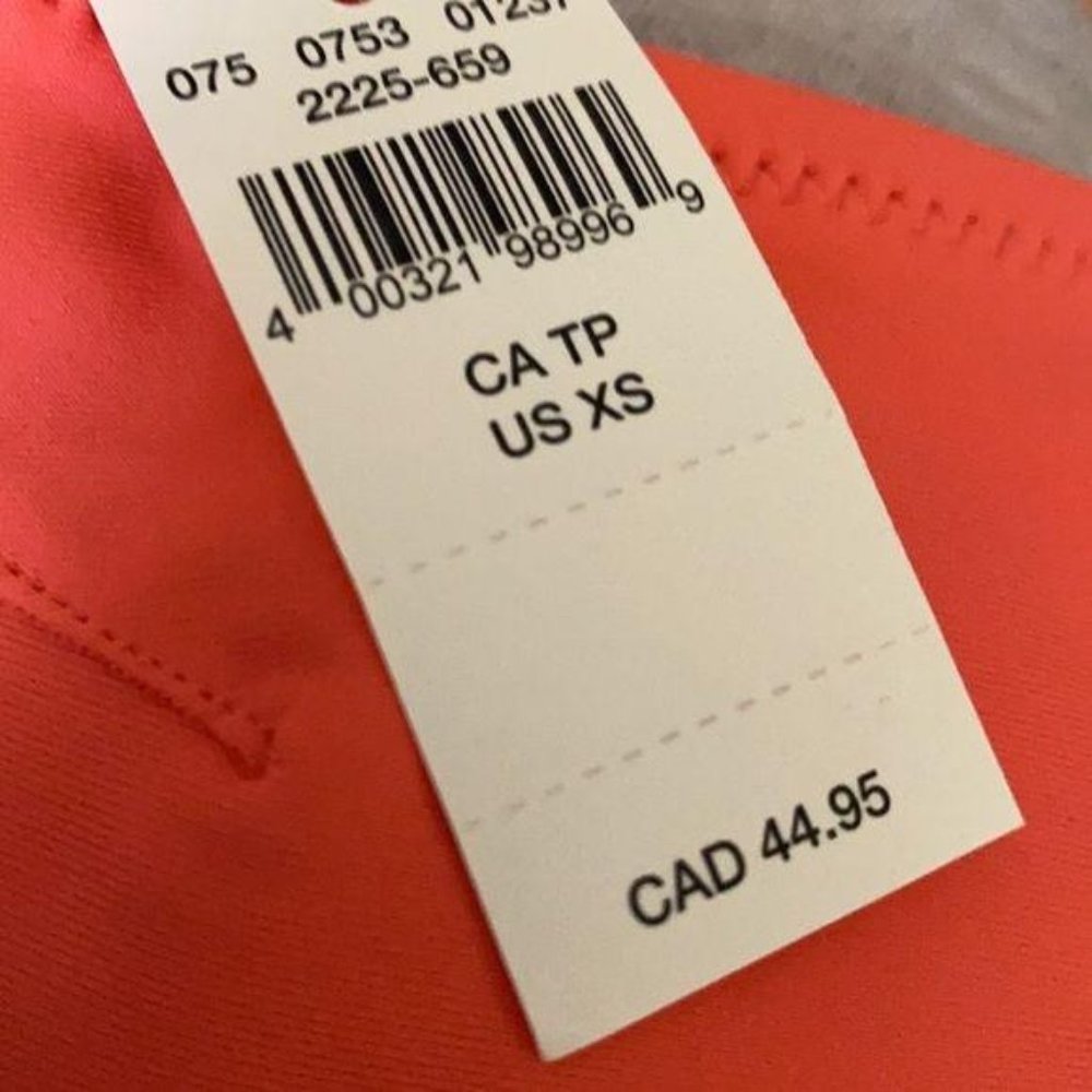 NWT Aerie Melon Wide Strap Plunge Bikini Top - Picture 8 of 8